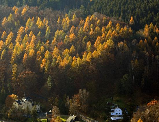 Sonniges Herbstwetter in Sachsen von Ralf Hirschberger