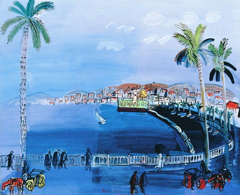 Baie des Anges, Nice von Raoul Dufy