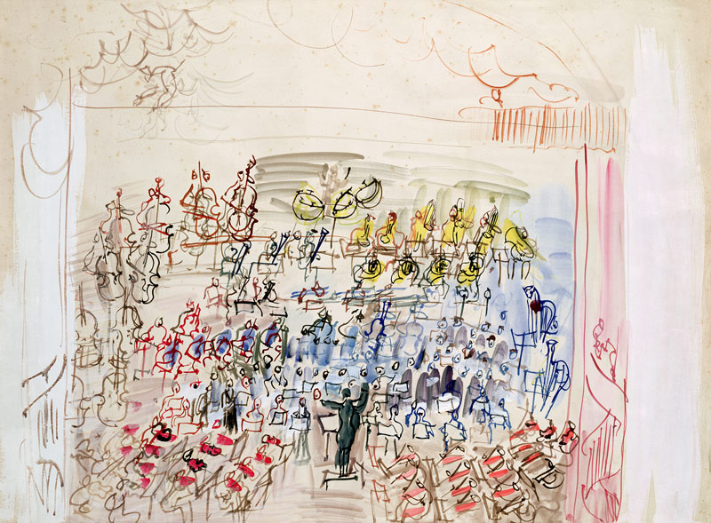 The Symphony Orchestra von Raoul Dufy