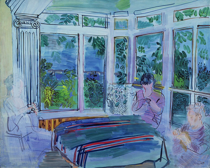 The Veranda at Villerville von Raoul Dufy