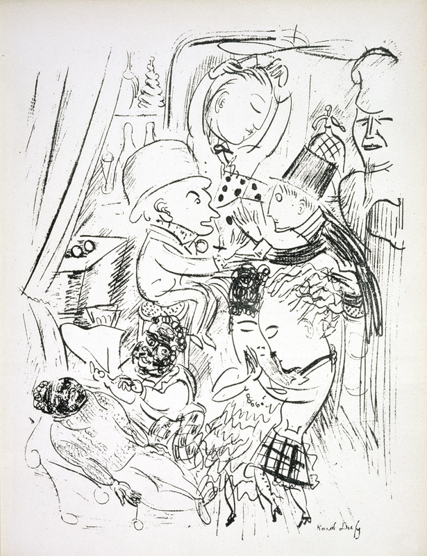 Le Boeuf sur le Toit ou The Nothing Doing Bar, Darius Milhaud Instrumental Music von Raoul Dufy