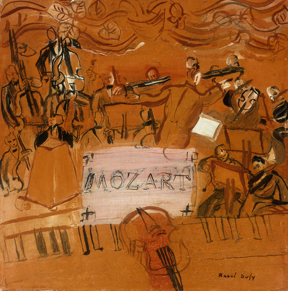 LOrchestre a la Partition, von Raoul Dufy