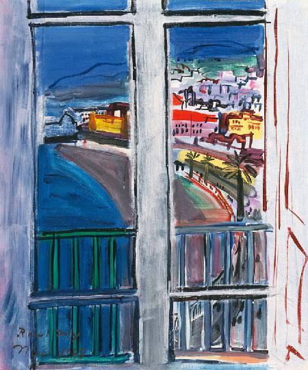 Window on the Promenade des Anglais, Nice