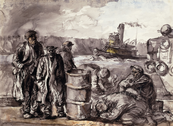 On the Docks von Reginald Marsh