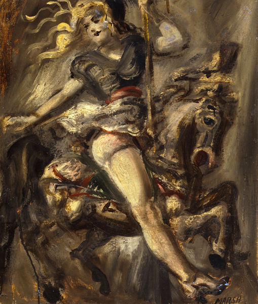 On the Merry-Go-Round von Reginald Marsh