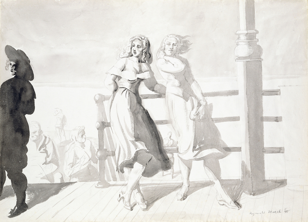 On the Boardwalk von Reginald Marsh