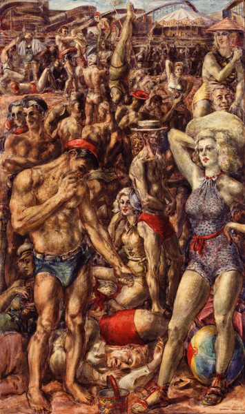 Coney Island von Reginald Marsh
