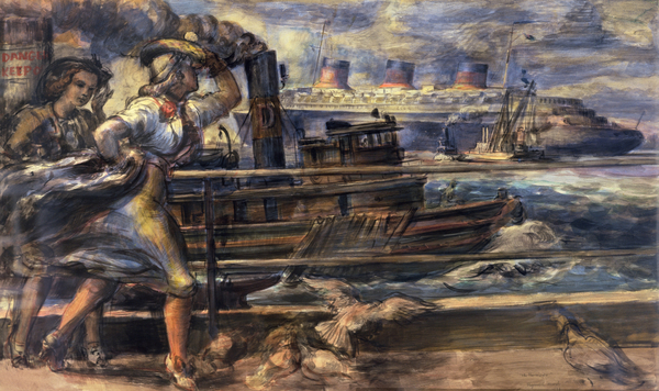 The Normandie von Reginald Marsh