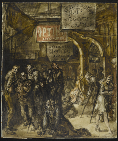 Grand Windsor Hotel von Reginald Marsh