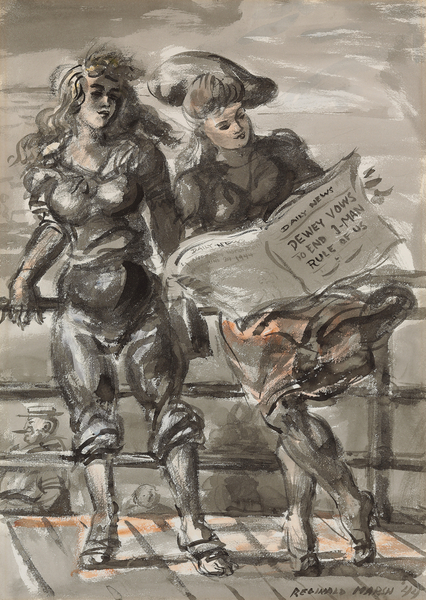 Daily News von Reginald Marsh
