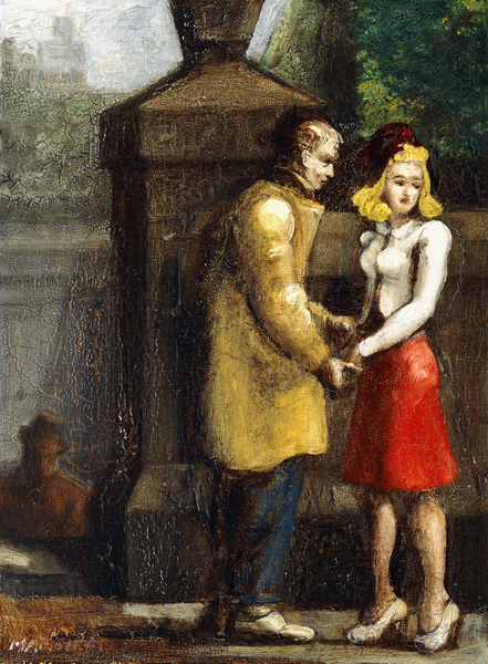 Doubtful Parting von Reginald Marsh