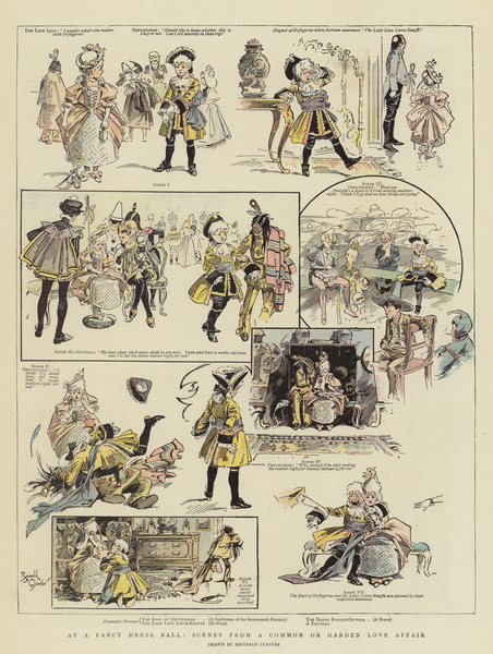 At a Fancy Dress Ball, Scenes from a Common or Garden Love Affair von Reginald Thomas Cleaver
