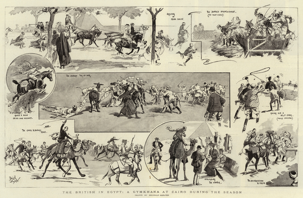 The British in Egypt, A Gymkhana at Cairo during the Season von Reginald Thomas Cleaver