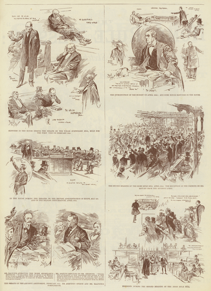 The Home Rule Session, Some Daily Graphic Sketches in the Commons von Reginald Thomas Cleaver