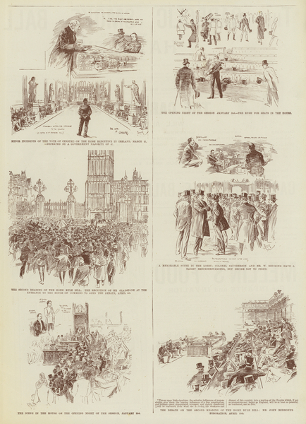 The Home Rule Session, Some Daily Graphic Sketches in the Commons von Reginald Thomas Cleaver