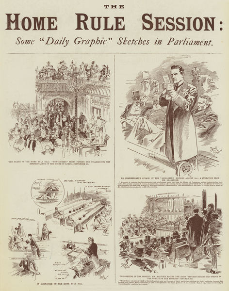 The Home Rule Session, Some Daily Graphic Sketches in Parliament von Reginald Thomas Cleaver