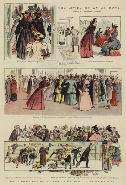 The Giving of an at Home von Reginald Thomas Cleaver