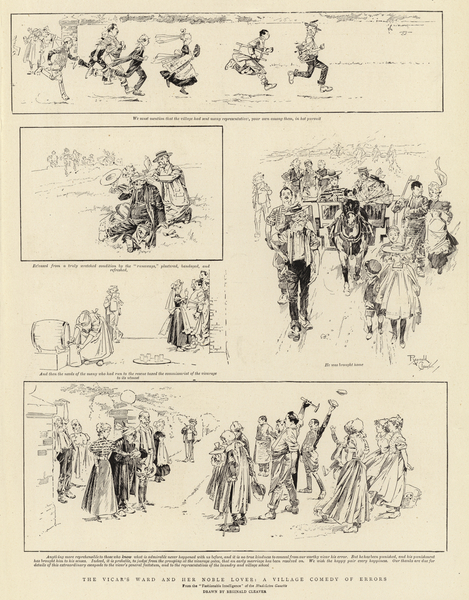 The Vicars Ward and her Noble Lover, a Village Comedy of Errors von Reginald Thomas Cleaver