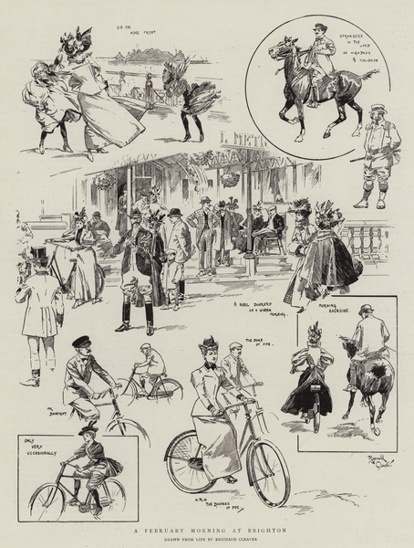 A February Morning at Brighton von Reginald Thomas Cleaver