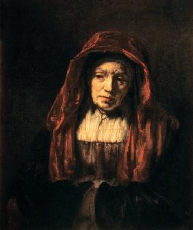 Bildnis einer alten Frau (der Mutter des Künstlers)