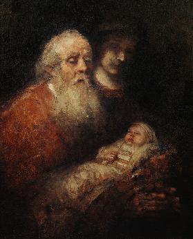 Rembrandt, Simeon mit Jesusknabe