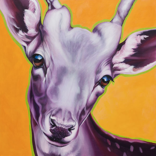 Böckchen oragne von Renate Berghaus