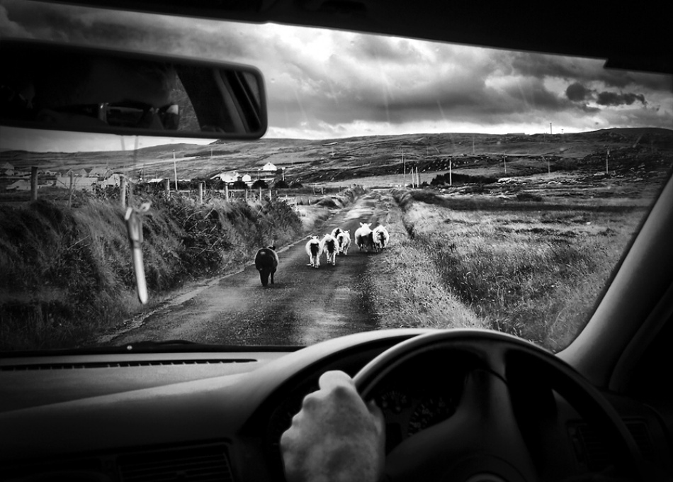traffic jam in ireland von Richard Bires