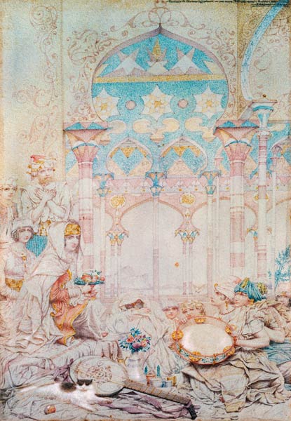 Fantasy in a Egyptian Harem von Richard Dadd