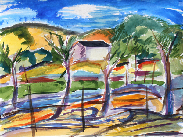 Field and Lonely House von Richard Fox