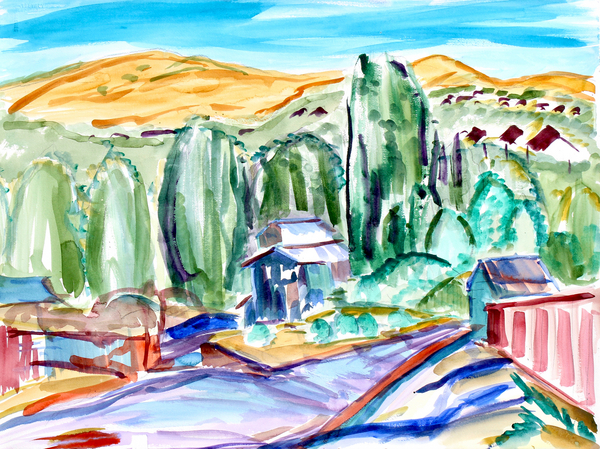 Houses and Hills von Richard Fox