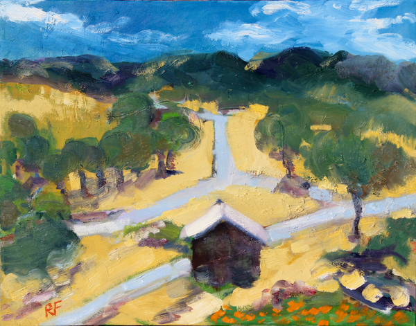 Intersecting Roads, Atlas Peak von Richard Fox