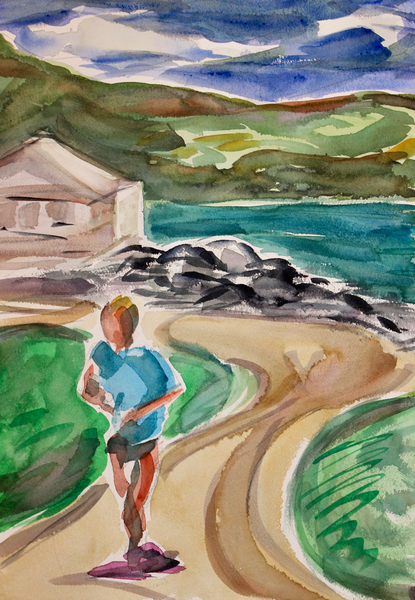 Jogger, Tiburon von Richard Fox