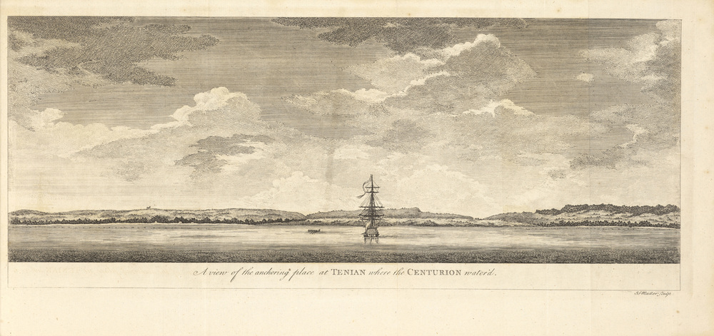 A View of the Anchoring Place at Tenian where the Centurion Watered von Richard Walter