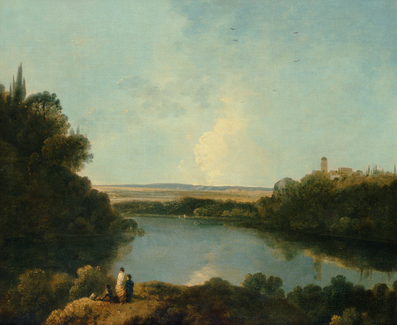 The Nemi Lake near Rome von Richard Wilson