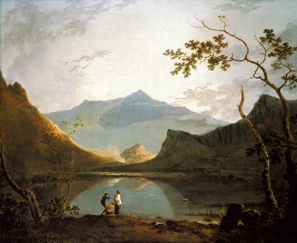 Blick auf Snowdon von Llyn Nantlle von Richard Wilson