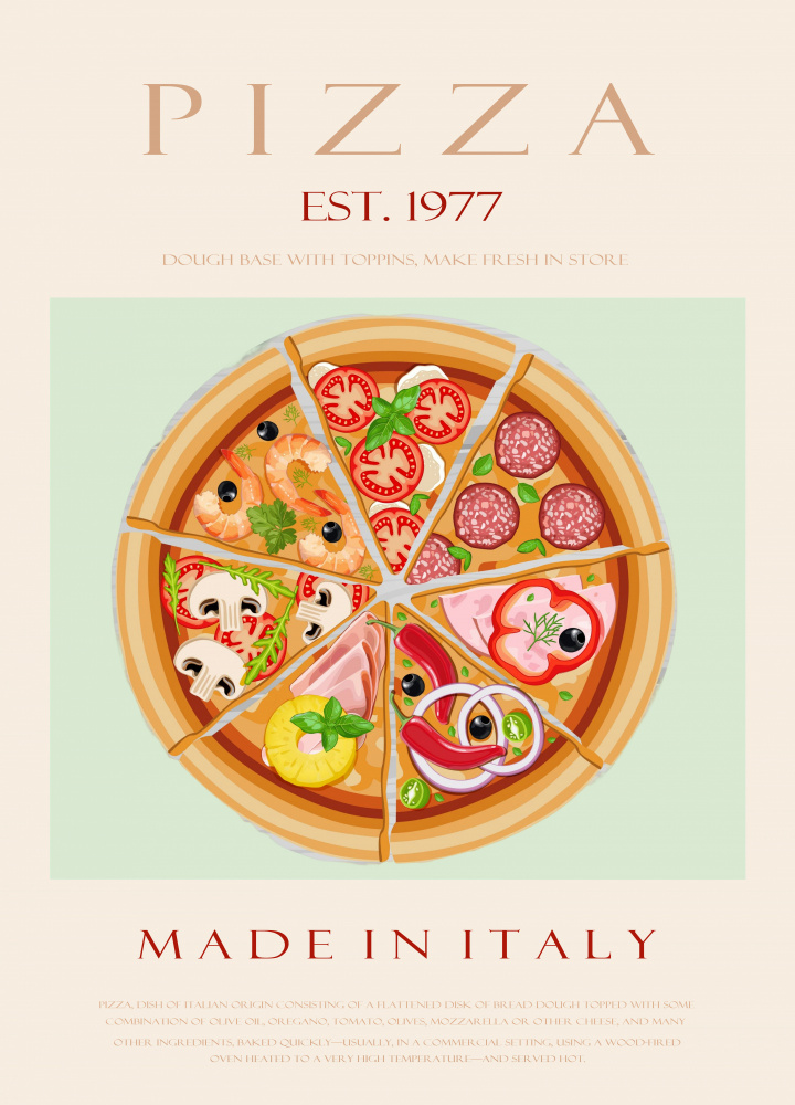 Pizza est. 1977 von Rikke Løndager Boisen