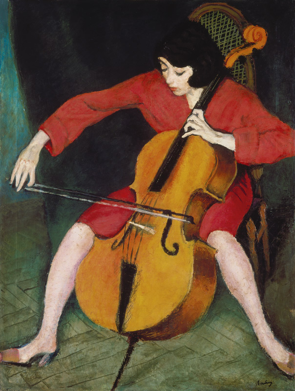 Woman Playing the Cello von Robert Bereny