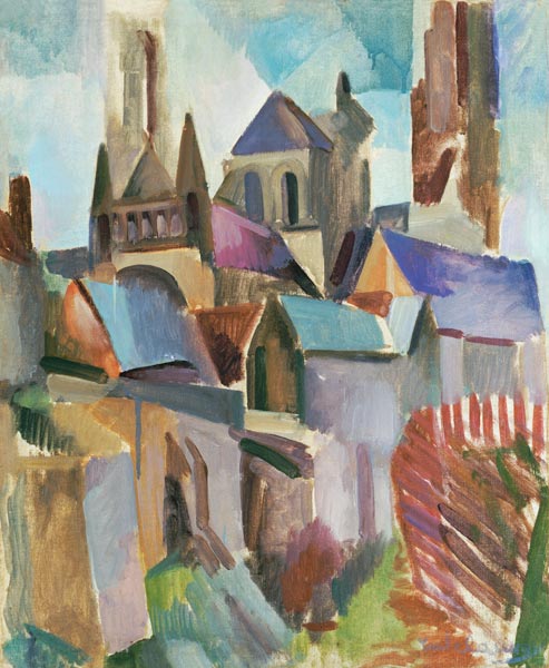 Die Türme von Laon von Robert Delaunay