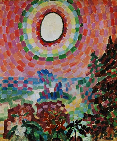 Paysage et Disque von Robert Delaunay