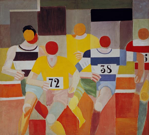 Les Coureurs. von Robert Delaunay