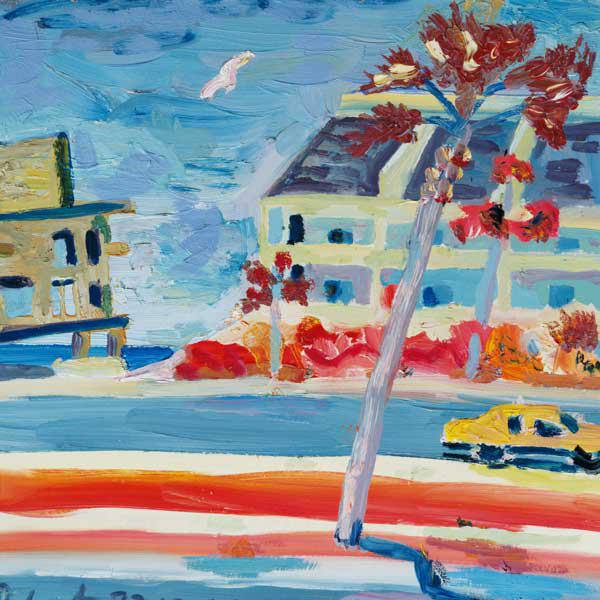 Winter in Florida, 1998 (oil on board)  - Robert  Hobhouse