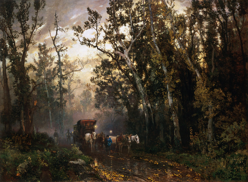 Unterbrochene Fahrt. von Robert Russ