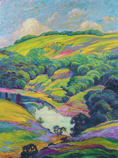 View of the Arun, Sussex  von Robert  Tyndall