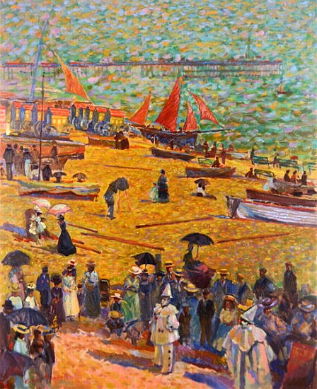 Clowns on the Beach  von Robert  Tyndall