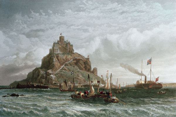 Mont Saint-Michel von Robert Wallis