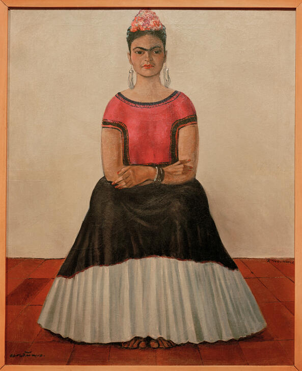 Portrait of Mexican painter Frida Kahlo von Roberto Montenegro