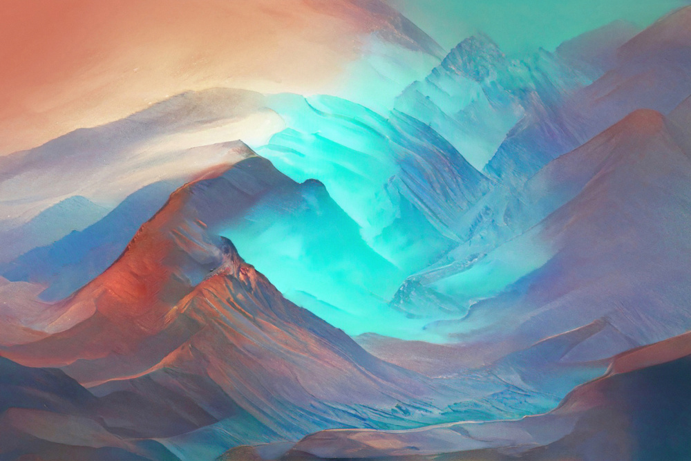 A Southwest mountain dreamscape von Robin Wechsler
