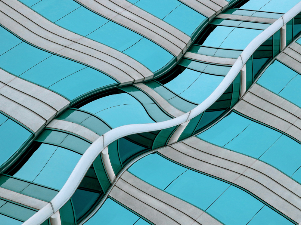 Urban Reflections Abstract von Robin Wechsler