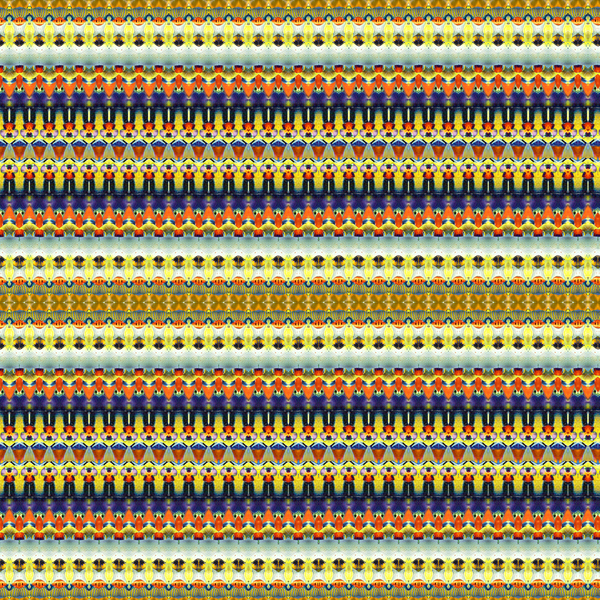 Tribal Orange Stripe von Robyn Parker