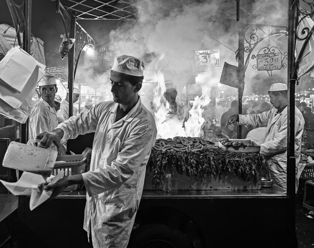 Street cooking von Rodrigo Marin